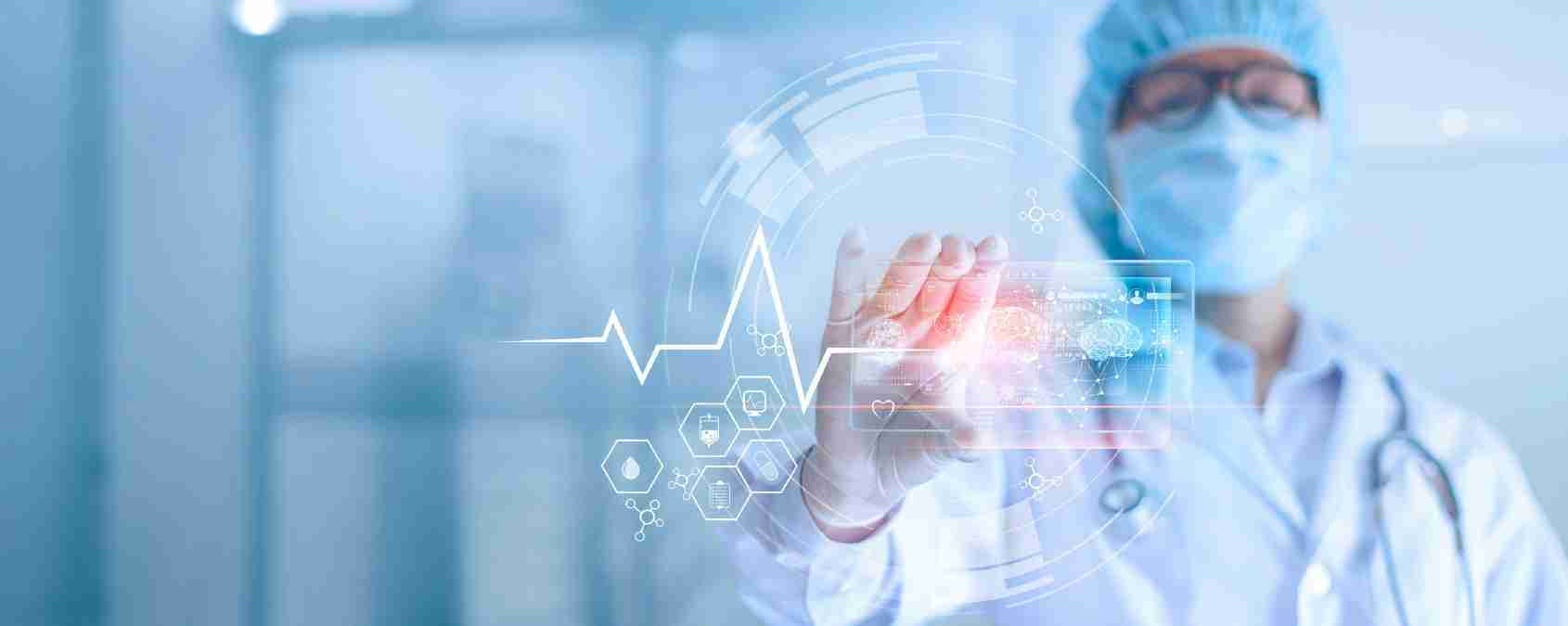 Pharmaceutical Industry Blockchain Illustration